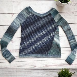 Free People diagonal knit sweater